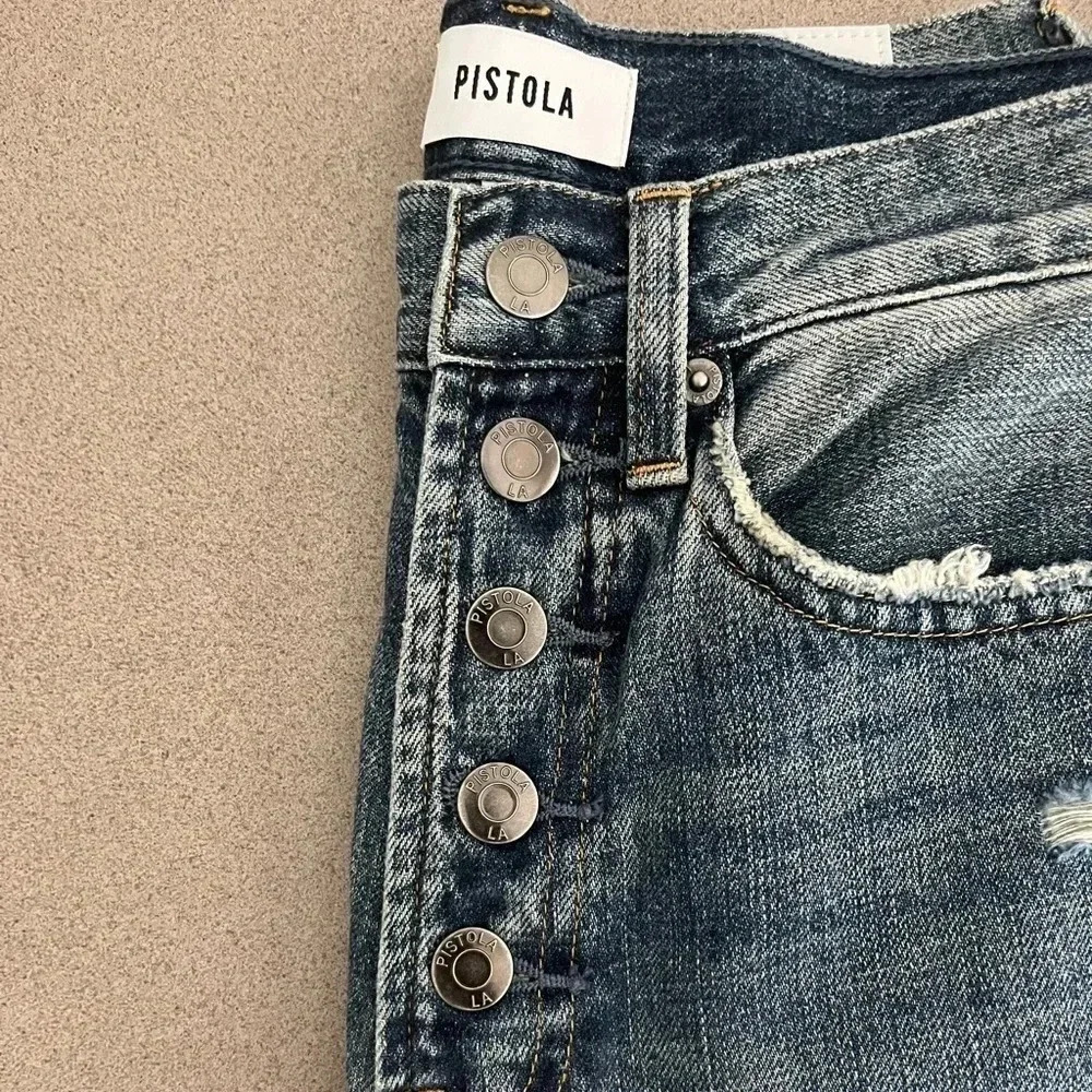 Pistola Charlie High Rise Straight Leg Jean - Picture 5 of 7